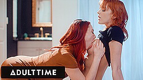 ADULT TIME – Redhead Lesbian Kenna James Seduces Her Newly Single Straight BFF Aidra Fox
