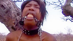 African Town Sluts Tied Up Gagged Public Outdoor Spanking Humilliation